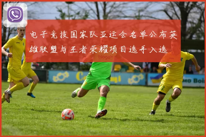 电子竞技国家队亚运会名单公布英雄联盟与王者荣耀项目选手入选